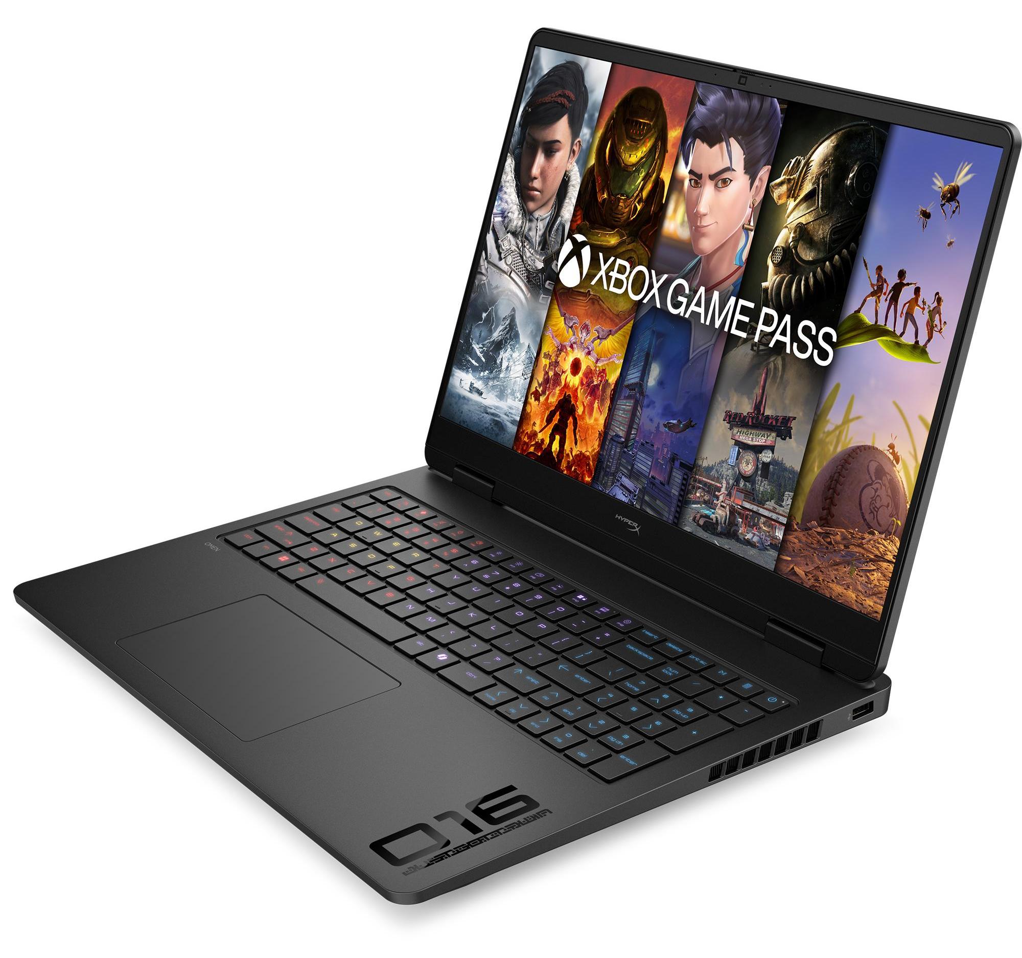 HP HyperX OMEN 16 inch Gaming Laptop PC 16-ap1091ng, AMD Ryzen 9, 40,6 cm (16"), 1920 x 1200 Pixel, 16 GB, Windows 11 Home, Schwarz