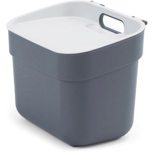 Curver Mülleimer Ready to collect, dunkelgrau, aus Kunststoff, geruchssicher, 5 Liter