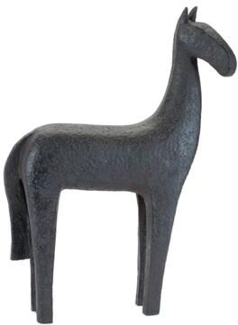 Modern Horse Statue Set of 2 by Melrose in Black (Size ONE SIZE)