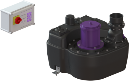 Kessel Aqualift F Hebeanlage 28752 Mono, Komfort, 400 V, 2,2kW, senkrecht