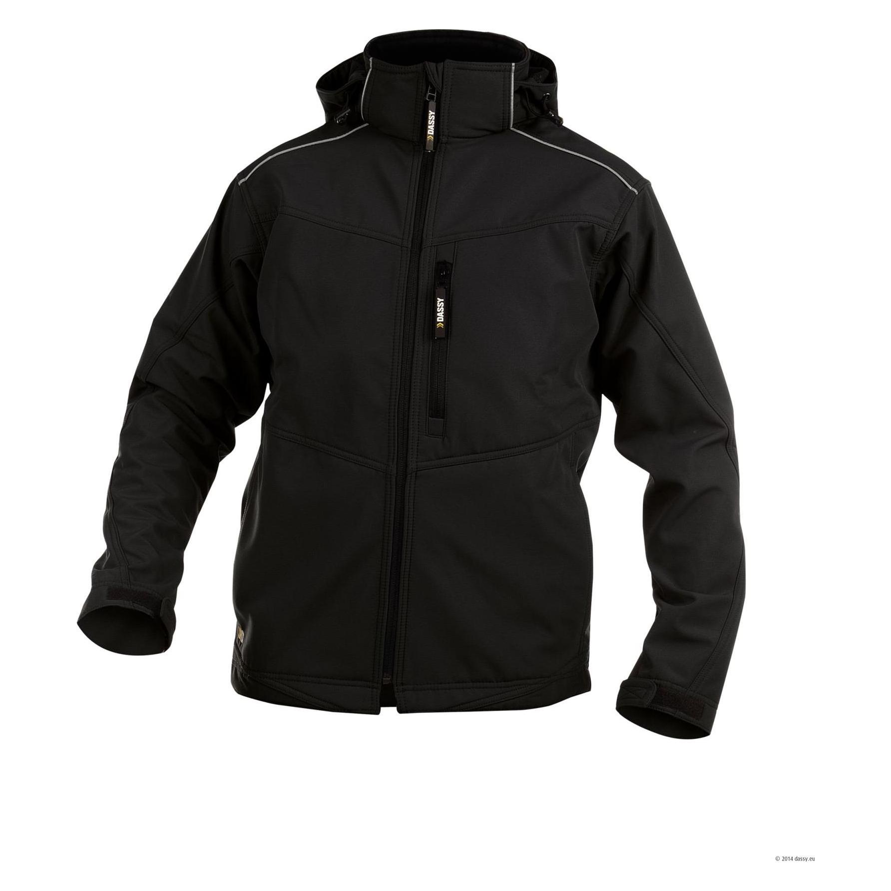 Dassy Softshell-Jacke Tavira schwarz Gr. XS (XS) (34448671)