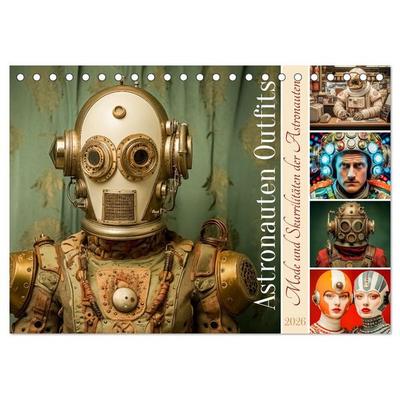 Astronauten Outfits (Tischkalender 2026 DIN A5 quer), CALVENDO Monatskalender