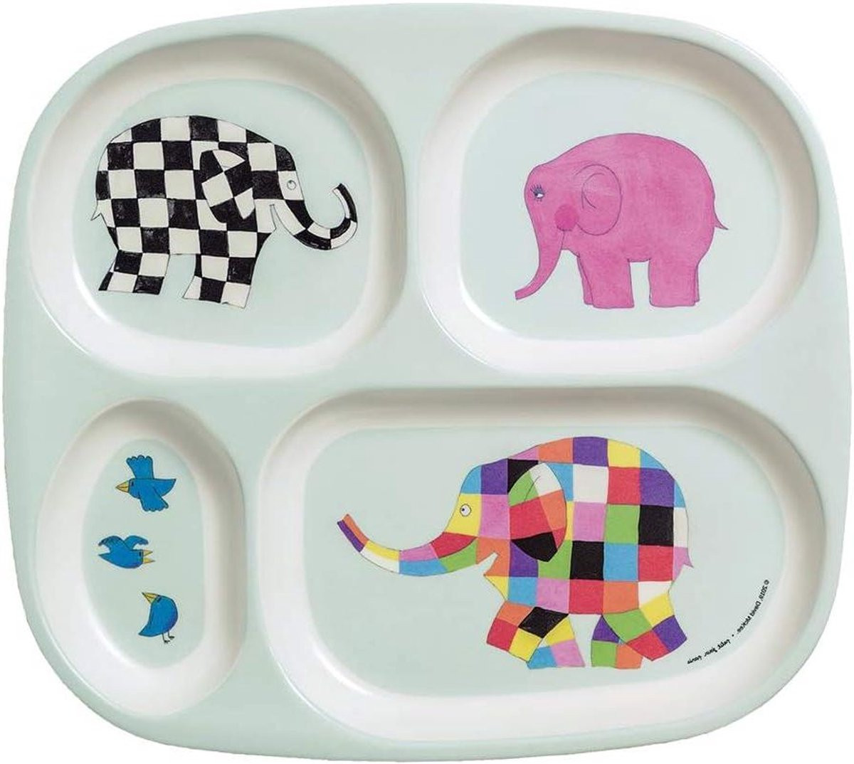 Menu Tray Serveerschaal met vier compartimenten - Multicolour