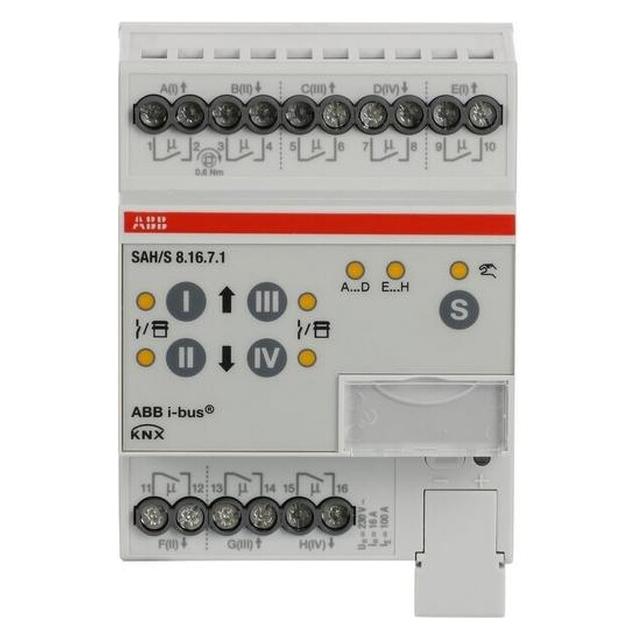 ABB Stotz S&J Schalt-/Jalousieaktor 8fach 16A, REG SAH/S8.16.7.1 (Rolladenaktor) (2CDG110250R0011)