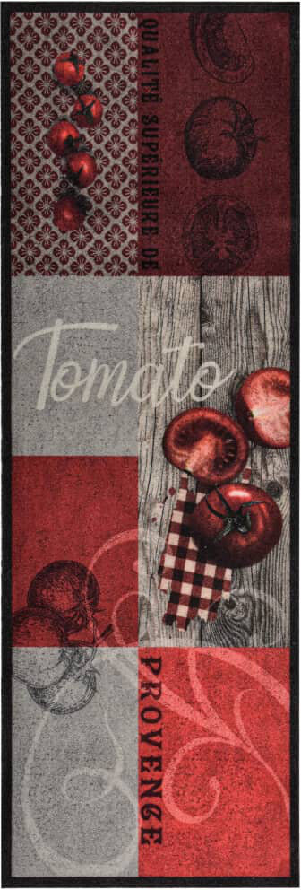17 Stories Affaan Tomato Kitchen Mat 0.5cm H x 180cm W x 60cm L