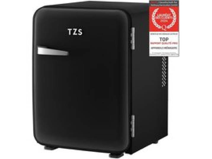 Mini Réfrigérateur Portable 40L Mini Frigo de Chambre ou Hôtel - Silencieux Réglages de Température Retro Noir