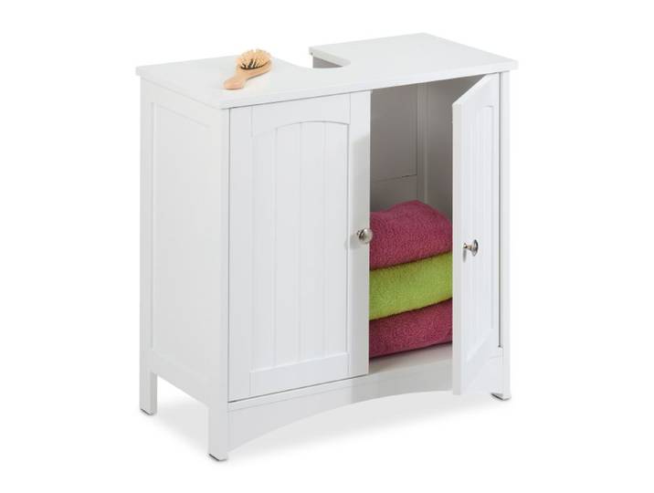 Relaxdays Waschbeckenunterschrank mit Türen