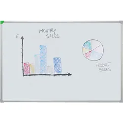 Franken, Präsentationstafel, Whiteboard U-Act!Line Emaille (180 x 120 cm)