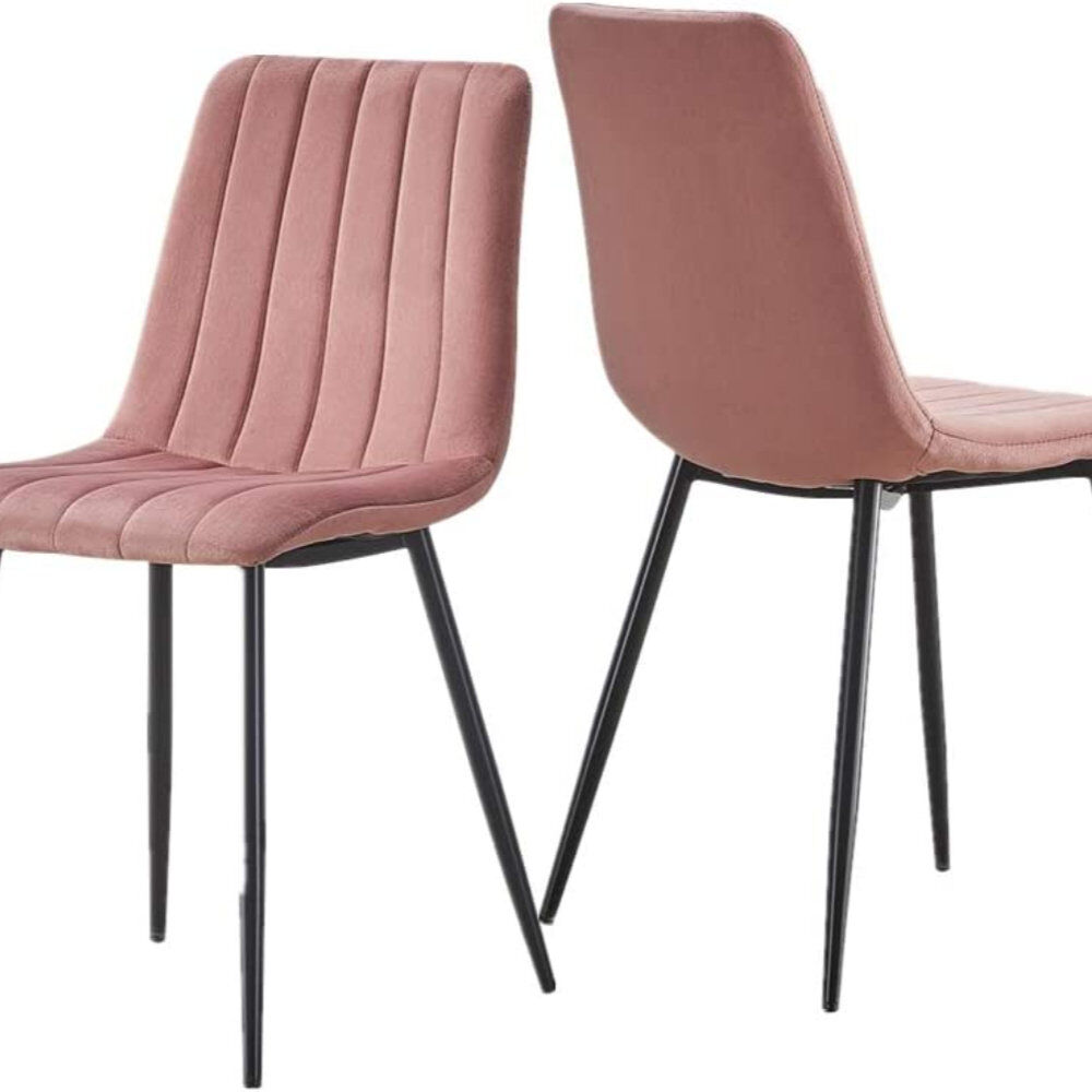 Fairmont Park Aly 50cm H Upholstered Side Chair Pink 87cm H X 45cm W X 54cm D