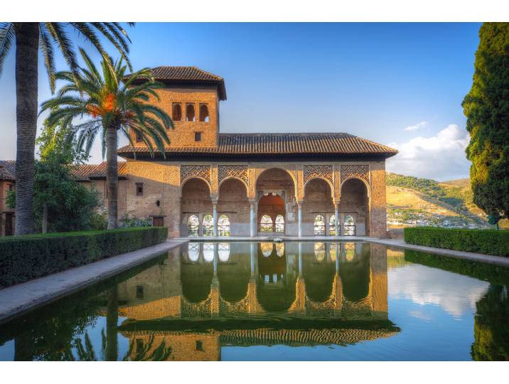 Fototapete PAPERMOON ARCHITEKTUR-ALHAMBRA PALAST GRANADA , bunt, B:3,5m L:2,6m, Vlies, Tapeten, Fototapete
