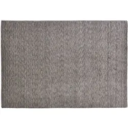 THEKO Teppich Holi Uni grau 90 x 160 cm