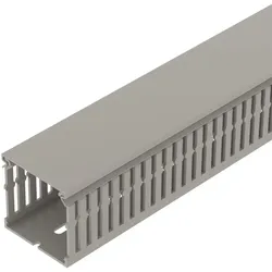 OBO 6132502 Verdrahtungskanal METRA Set 60x60 7030 Polyvinylchlorid steingrau RAL 7030 VDK 6060 sgr  - 2 Meter