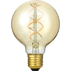 SPL | LED-Faden | Große Fassung E27 | Globelamp | Gold | 80mm | 5W