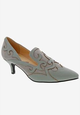 Wide Width Women's Bengal Pump by Bellini in Grey (Size 9 W)