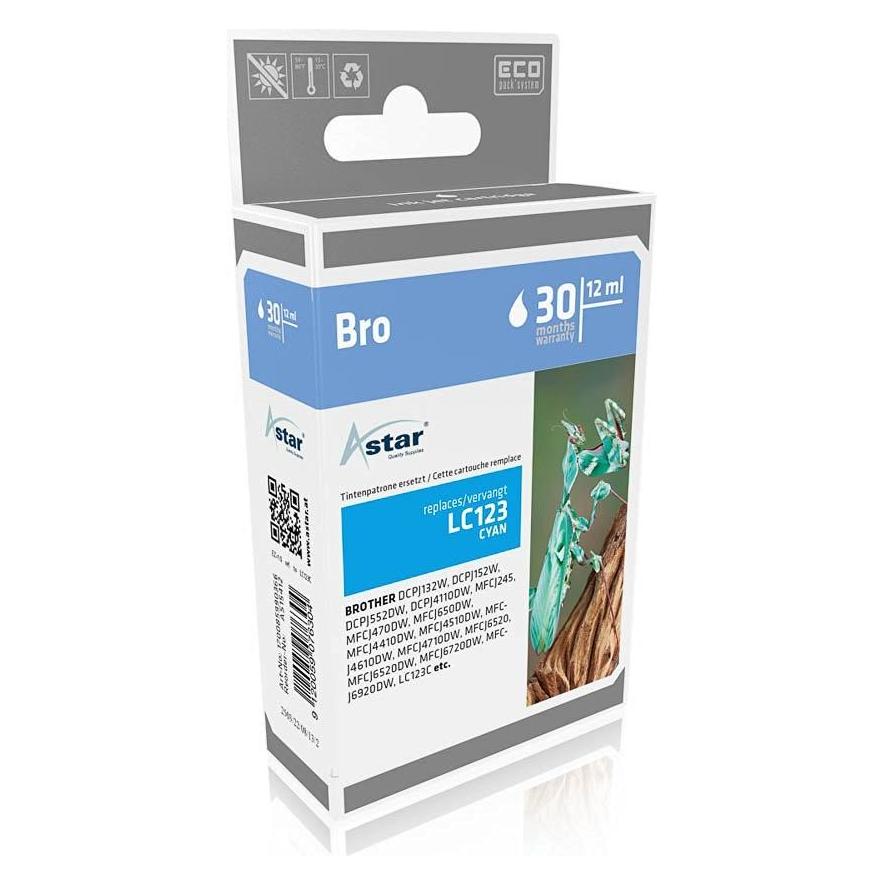 Astar Cyan  - Tintenpatrone - für Brother DCP-J132 (C) (AS15412)