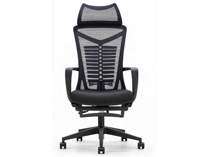 JVmoebel Bürostuhl Ergonomischer Bürostuhl mit verstellbarer Rückenlehne und Fußstütze, Made in Europa