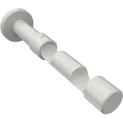 TRÄGER FÜR GARDINENSTANGEN 20 mm Ø, Prestige 2-läufig, Weiß