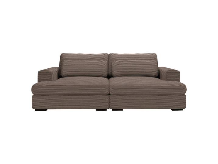 Lomoco Bigsofa, Braun, 2-3-Sitzer, Füllung: Schaumstoff, 218x80x158 cm, Stoffauswahl, Wohnzimmer, Sofas & Couches, Sofas, Bigsofas
