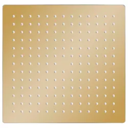 Helloshop26 - Regenduschkopf Sprühduschkopf Duschkopf Badezimmerzubehör Edelstahl 30 x 30 cm quadratisch goldfarben 02_0002092