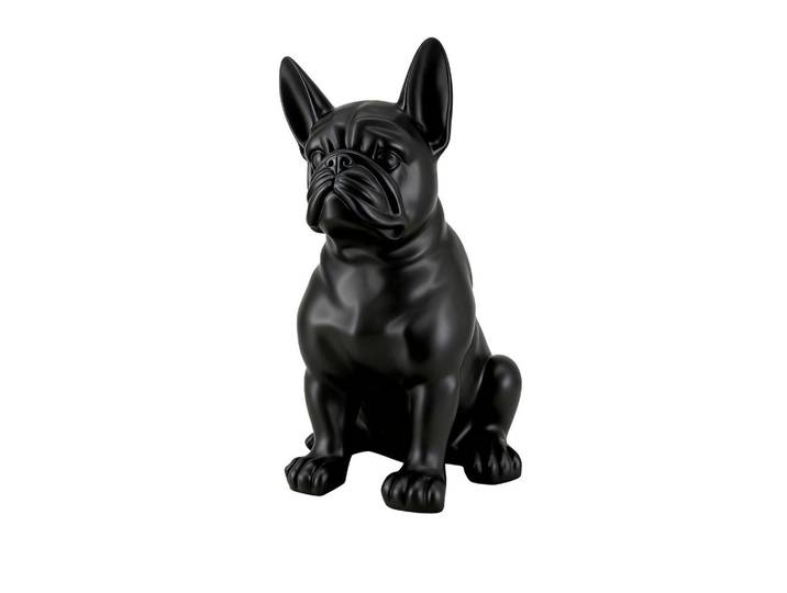 Ambia Home Dekohund, Schwarz, Kunststoff, Uni, Hund, 63x79x48 cm, Bsci, zum Stellen, handgemacht, handgemalt, Dekoration, Dekofiguren & Skulpturen, Dekotiere