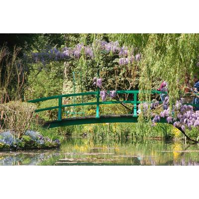 Fototapete PAPERMOON "Giverney - Monets Garten.", bunt, B:2,5 L:1,86, Vlies, Tapeten