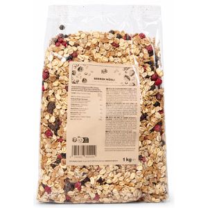 KoRo Müsli Beeren Müsli mit Knusper Dinkelflakes, Vorratspack, 1000 g (1kg)