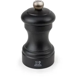 PEUGEOT Salzmühle BISTRO 10cm Schwarz Matt Buchenholz Stahlmahlwerk Klein
