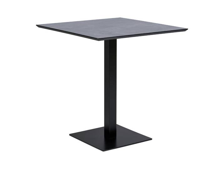 Mid.you Bistrotisch, Grau, Steine, quadratisch, eckig, 70x75x70 cm, Wohnzimmer, Wohnzimmertische, Beistelltische