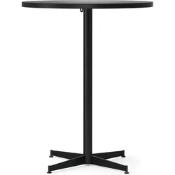 Nook Star Base Linoleum Bartisch, niedrig, 80 cm, schwarz