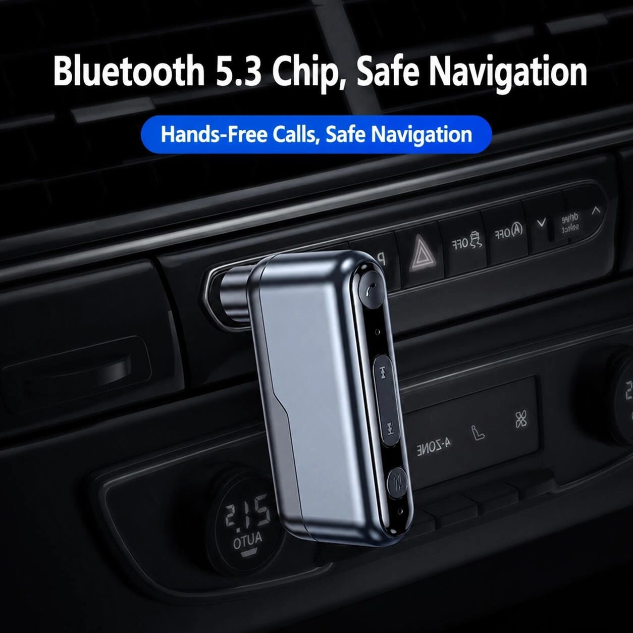 INF Bluetooth-Audio-Empfänger — Bluetooth 5.0, 3.5mm AUX, TWS, Mini-USB wiederaufladbar