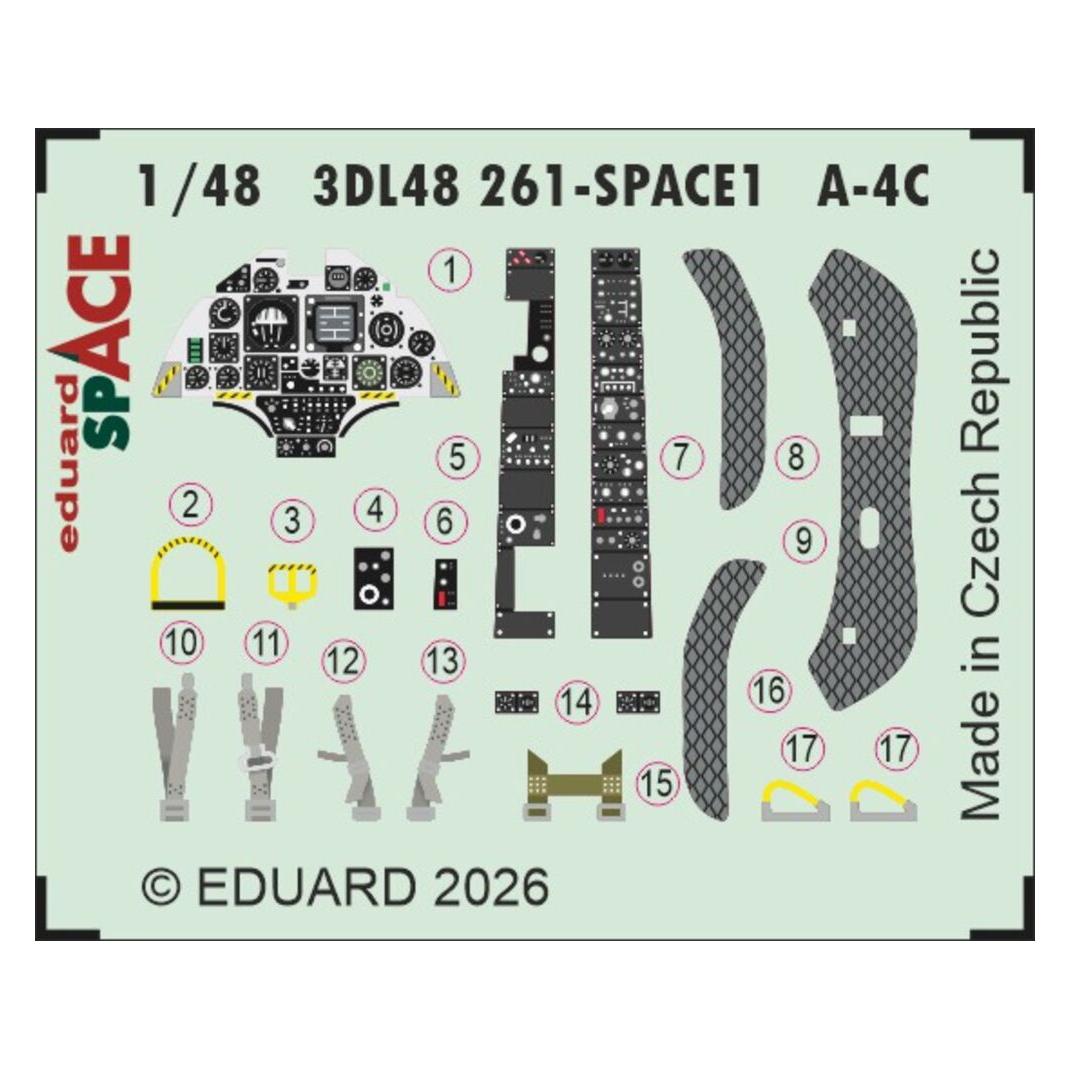 Eduard A-4C SPACE for Hobby Boss (3DL48261)