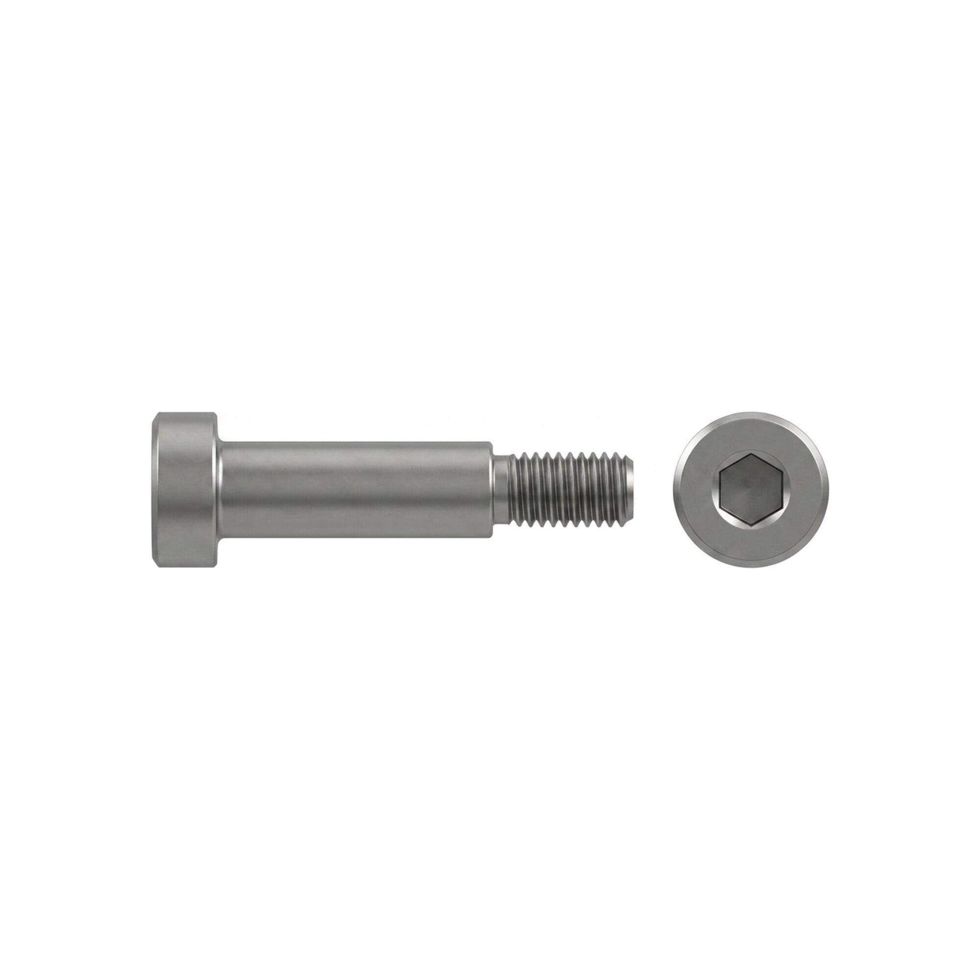 ISO 7379 Pass-Schulterschraube Schaftpassung h8 M5x12 Stahl 12.9 blank Innensechskant ; Industrial Quality Supplies (073792000050012)