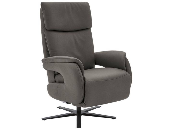 Dieter Knoll Relaxsessel, Schieferfarben, Metall, 70x117x85 cm, Fussart wählbar, Lederauswahl, Stoffauswahl, Liegefunktion, Wohnzimmer, Sessel, Relaxsessel