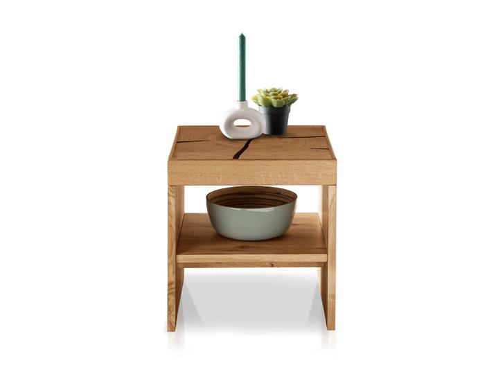 NATANO Couchtisch III, Material Massivholz, Wildeiche mit