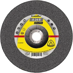 Klingspor, Schleifmittel, Schruppscheibe A 24 R Supra D180xS8mm gekröpft Stahl Bohrung 22,23 mm