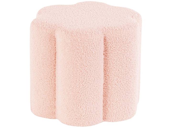 Hocker ASTER 40x40x34cm stoff rosa