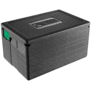 thermohauser Thermobox Gastrostar schwarz 50 Liter, Kunststoff EPP, GN 1/1, 60 x 40 x 33 cm