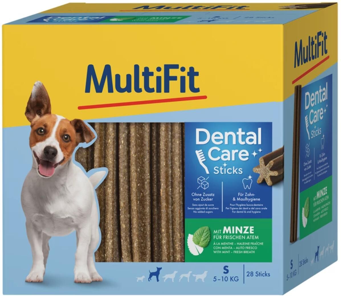 MultiFit Snack Dental Care Mint Sticks S
