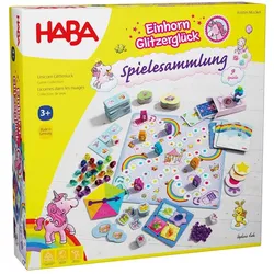 Haba Einhorn Glitzerglück Spielesammlung (2 - 4 Spieler)