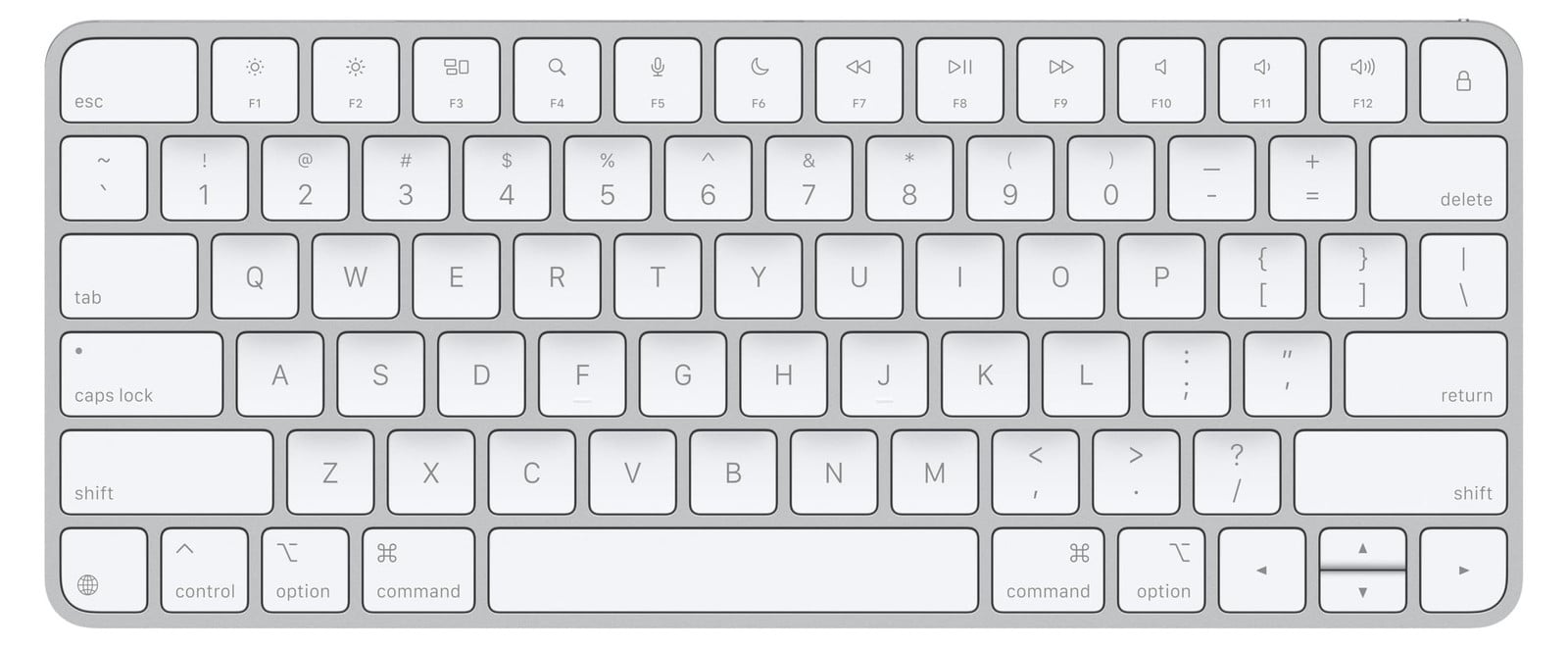 Apple Magic Keyboard Mini Wit USB en Bluetooth QWERTY