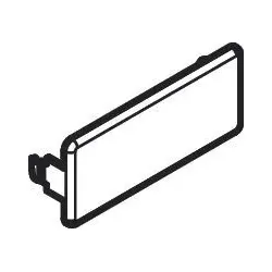 Hansgrohe Überlaufblende für Spüle Edelstahl , 93514800 93514800