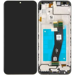 LCD-Kompletteinheit für Samsung Galaxy A02s A025G, schwarz ( EU Vers.)