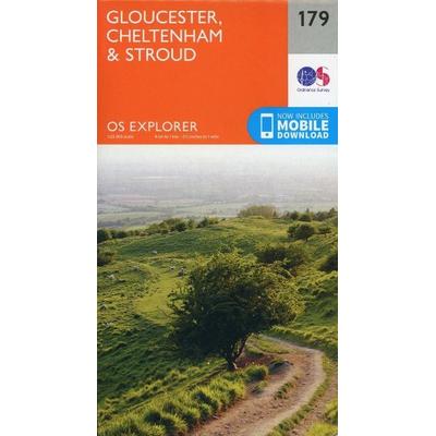 Gloucester, Cheltenham and Stroud, Karte von Ordnance Survey, Ordnance Survey, 978-0-319-24372-5