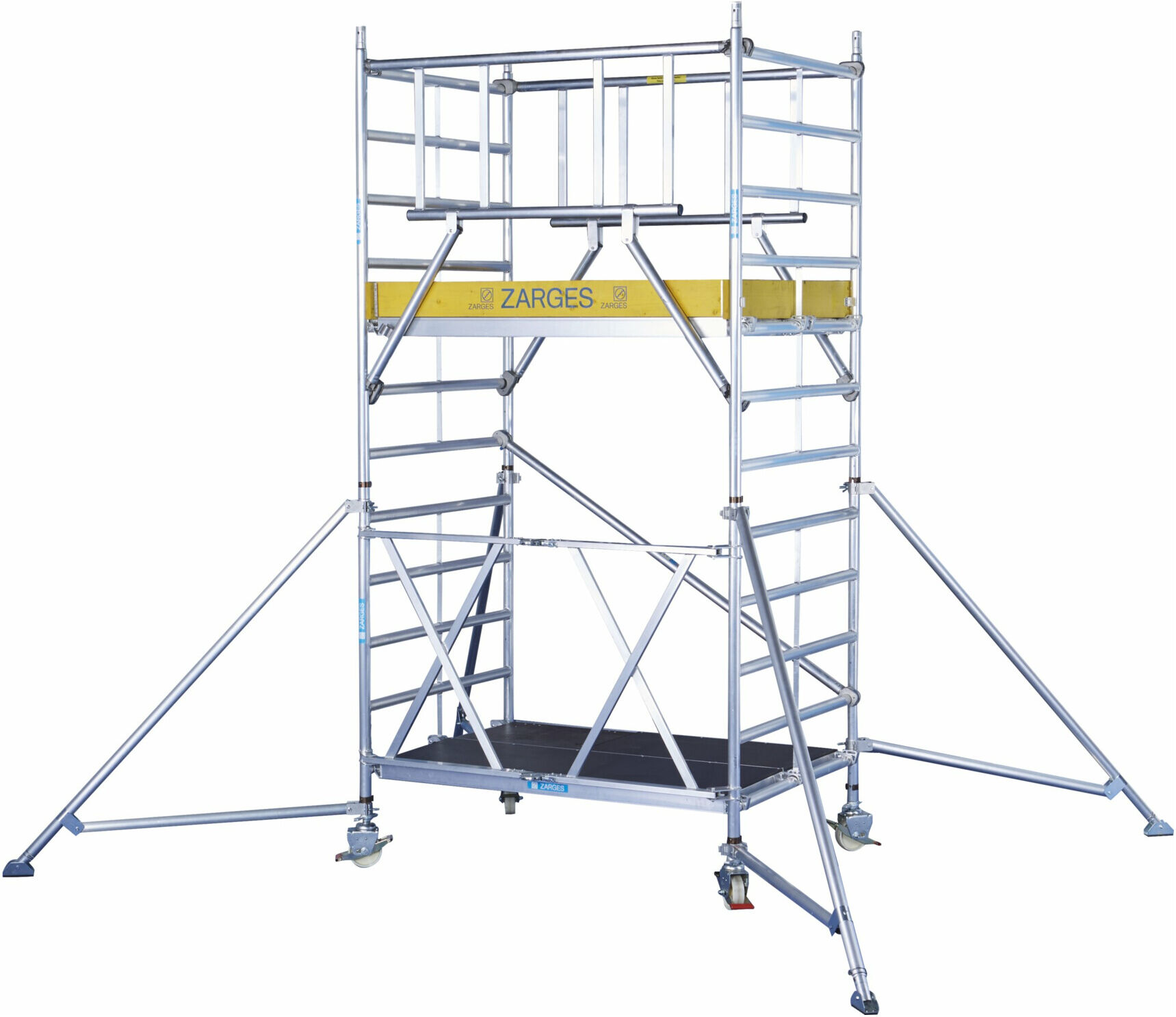 ZARGES Compactmaster S-PLUS 2T - Klappgerüst Arbeitshöhe 6.55 m (53241)