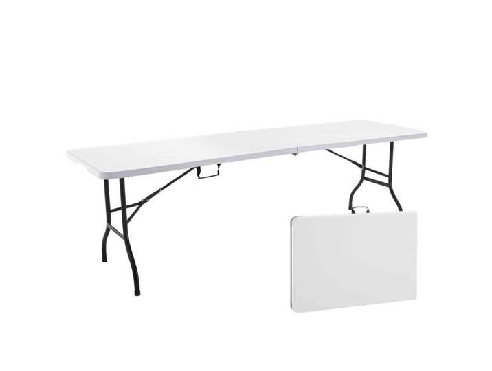 Table pliante transportable 12 personnes 244 cm