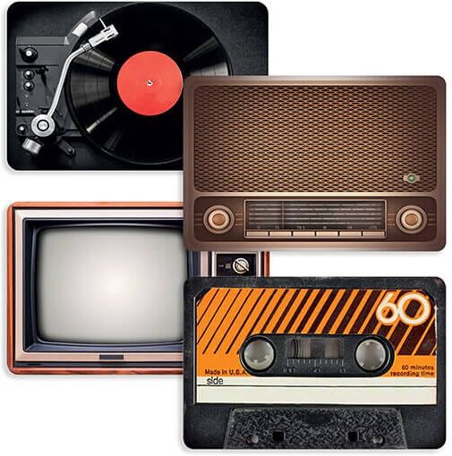 Mikamax Retro Set of 4 Placemats