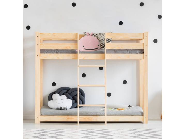 Lit superposé 70x140 sommier inclus Derek Bois