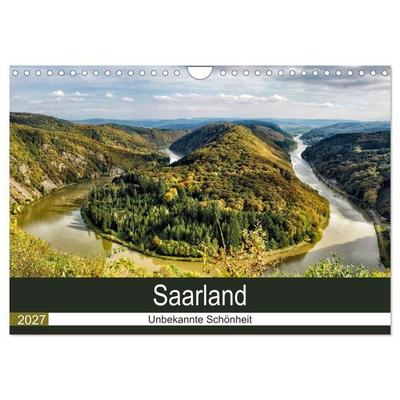 Saarland - unbekannte Schönheit (Wandkalender 2027 DIN A4 quer), CALVENDO Monatskalender