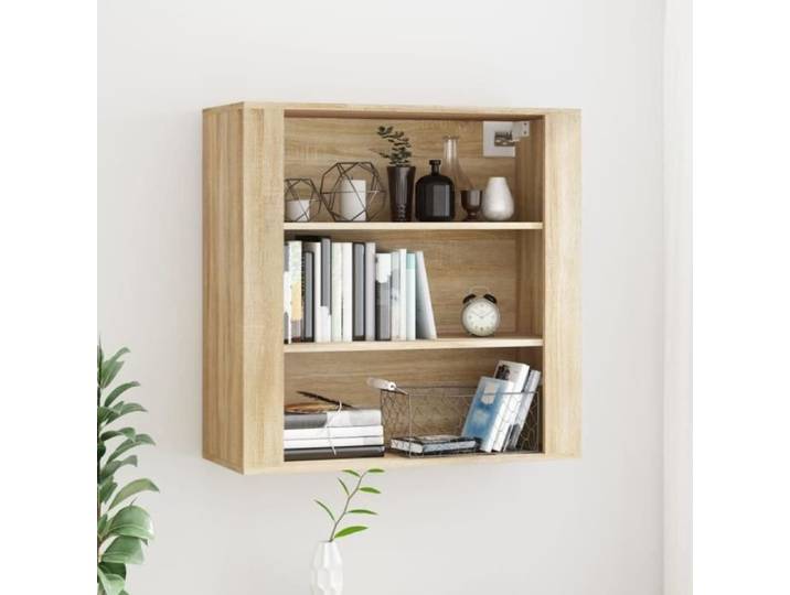 Armoire murale Chêne sonoma 80x33x80 cm Bois d'ingénierie816595