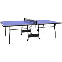 SPORTNOW Tischtennisplatte klappbar Mid Size Tischtennistisch inklusive Tischtennisnetz